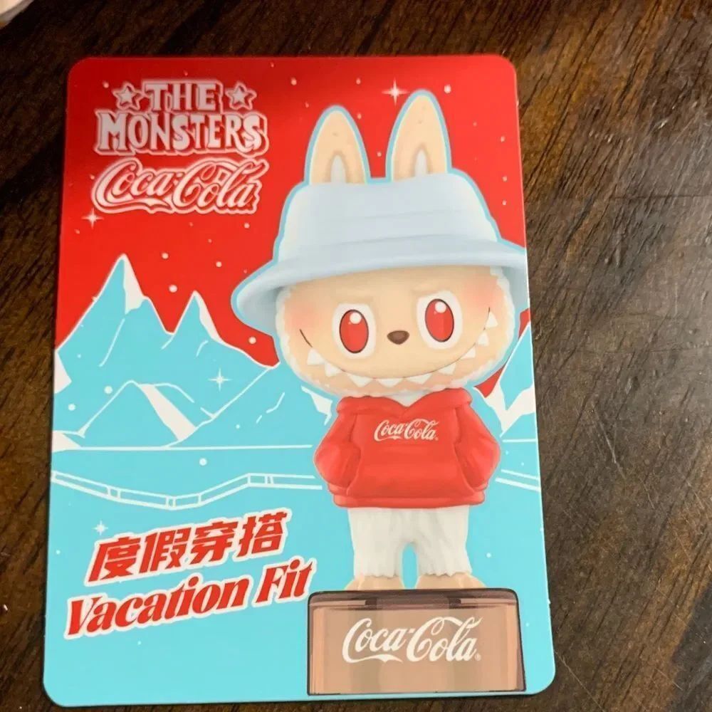 The Monsters x Coca-Cola Vacation Fit Blind Box Figure | Open Box, Foil Intact